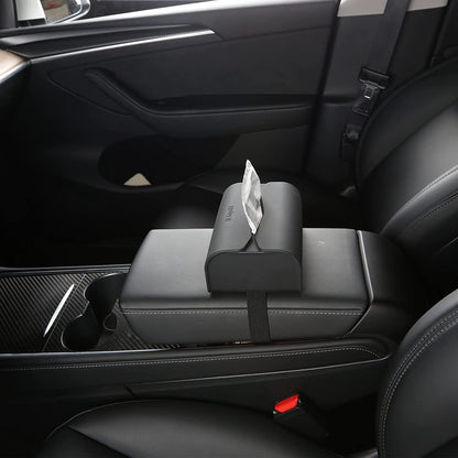 Tesla Model 3/Y/S/X Tissue Holder Silicone Tissue Box Cover