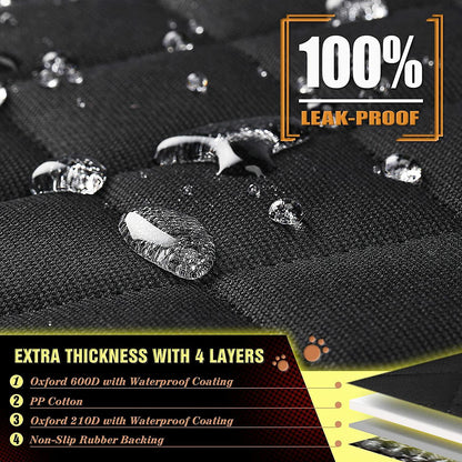 Tesla Model 3/Y/S/X Waterproof Dog Seat Cover for Back Seat