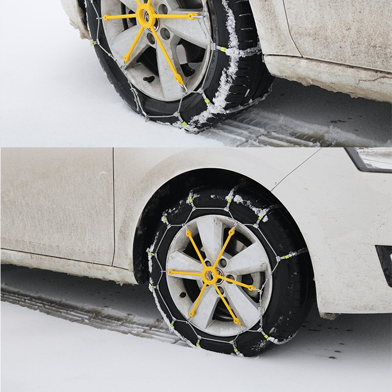 Tesla Model 3/Y/S/X Wire Rope Snow Tire Chains