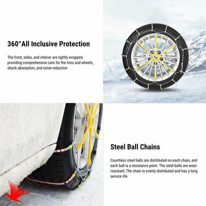 Tesla Model 3/Y/S/X Wire Rope Snow Tire Chains