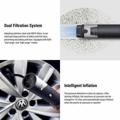 Tesla Model 3/Y/X /S Vacuum Cleaner Inflator Two in One