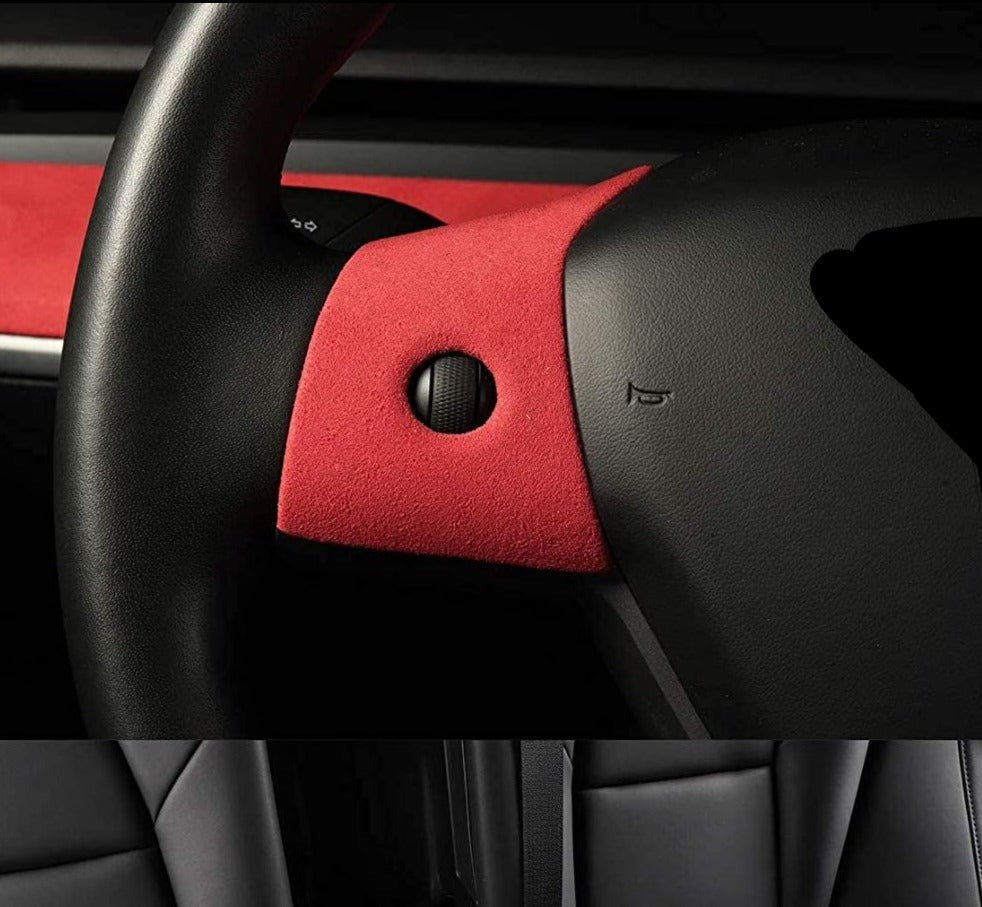 Tesla Model 3/Y steering wheel patch 3-piece set