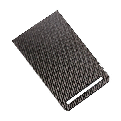 Tesla Model X (2016-2021) S (2014-2020) Marble center console storage box sliding cover Forged carbon fiber interior