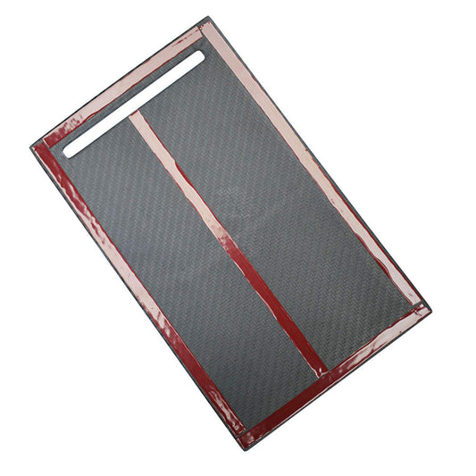 Tesla Model X (2016-2021) S (2014-2020) Marble center console storage box sliding cover Forged carbon fiber interior