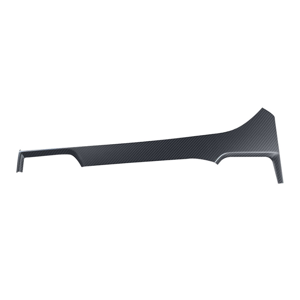 Tesla Model X (2016-2021) S (2014-2020) carbon fiber dashboard right long trim strip matte carbon fiber interior