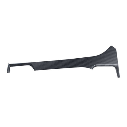Tesla Model X (2016-2021) S (2014-2020) carbon fiber dashboard right long trim strip matte carbon fiber interior