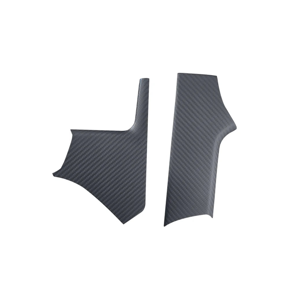 Tesla Model X (2016-2021) S (2014-2020) carbon fiber instrument panel left center trim strip matte carbon fiber interior