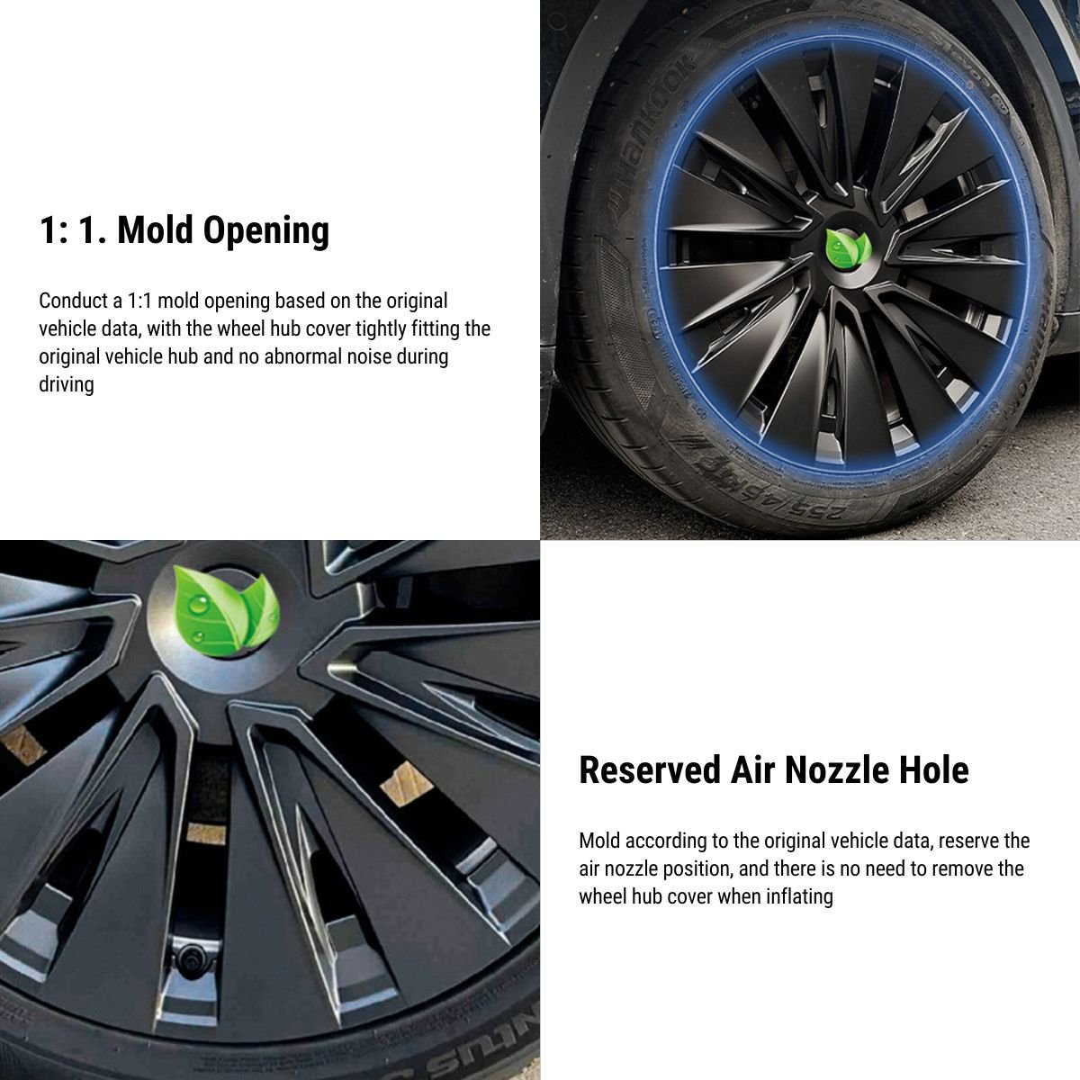 Tesla Model Y 19' Turbo Wheel Cover 4pcs