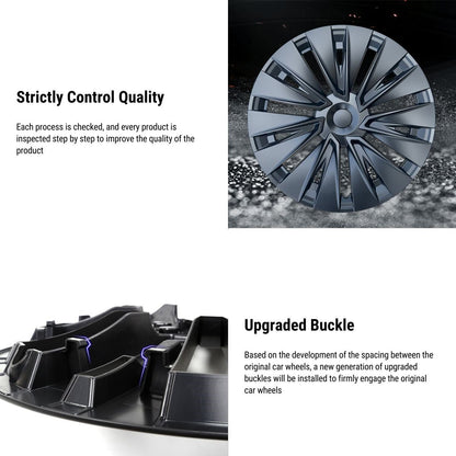Tesla Model Y 19' Turbo Wheel Cover 4pcs