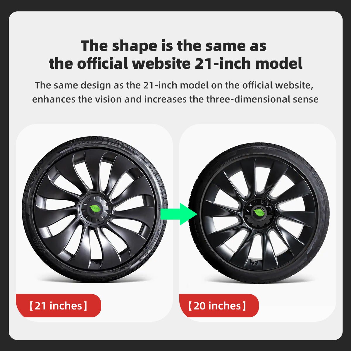 Tesla Model Y 20-Inch Wheel Hub Cover