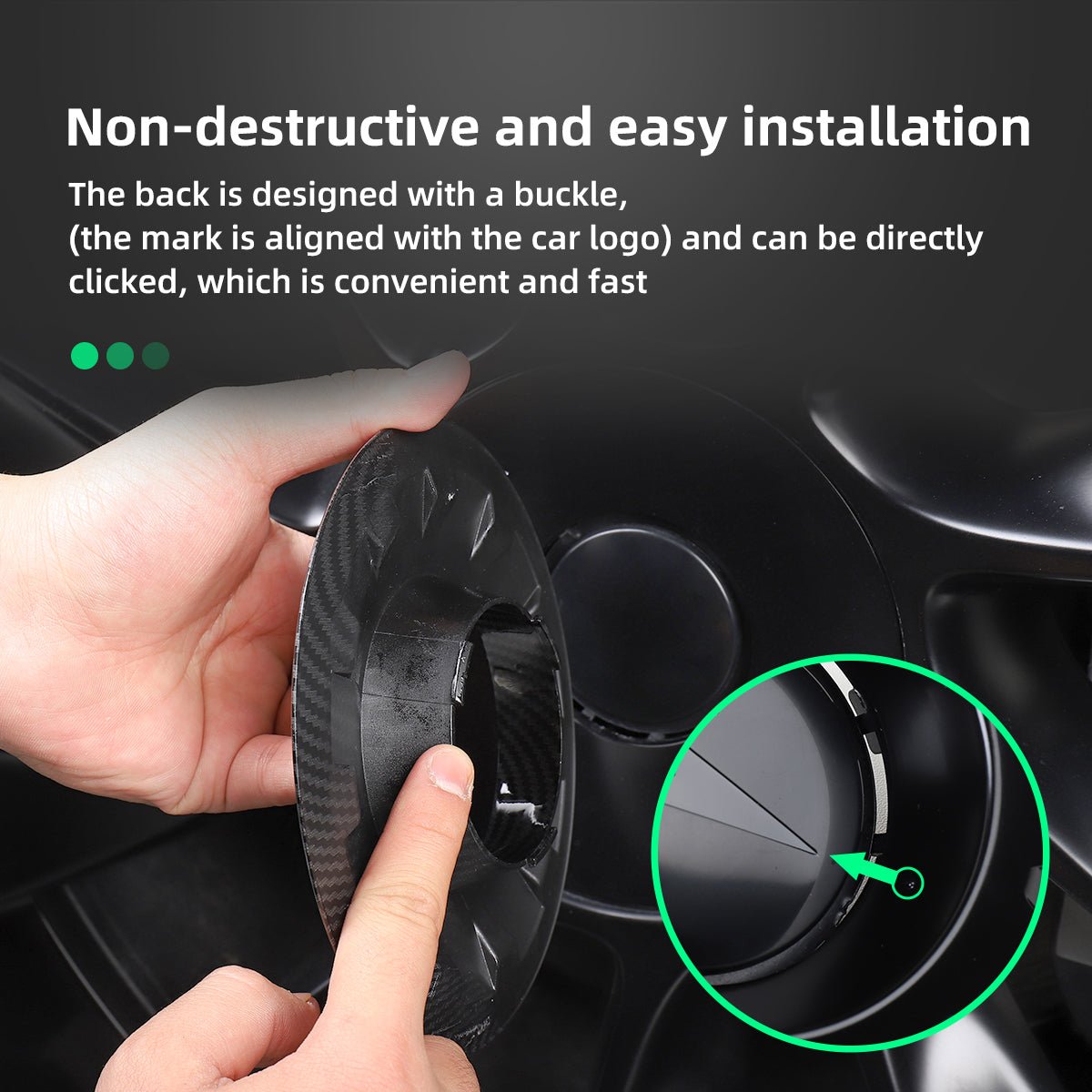 Tesla Model Y 20-Inch Wheel Hub Cover