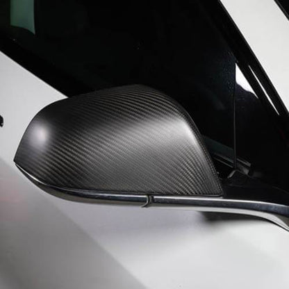 Tesla Model Y/3 Highland Side Mirror Cover Carbon Fiber Mirror Caps