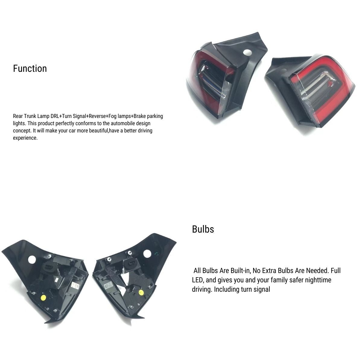 Tesla Model Y/3 Taillight Turn Brake Lamp