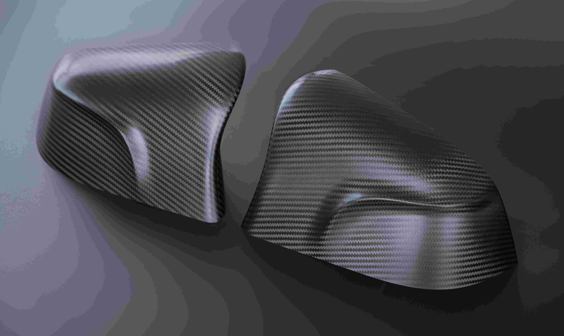 Tesla Model Y Carbon Fibre Mirror Covers CMST Style