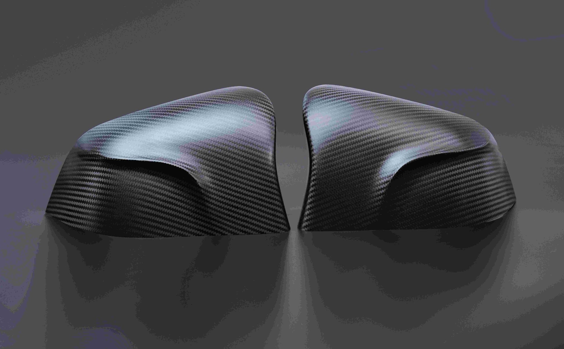 Tesla Model Y Carbon Fibre Mirror Covers CMST Style