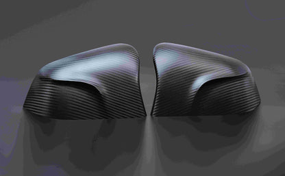 Tesla Model Y Carbon Fibre Mirror Covers CMST Style