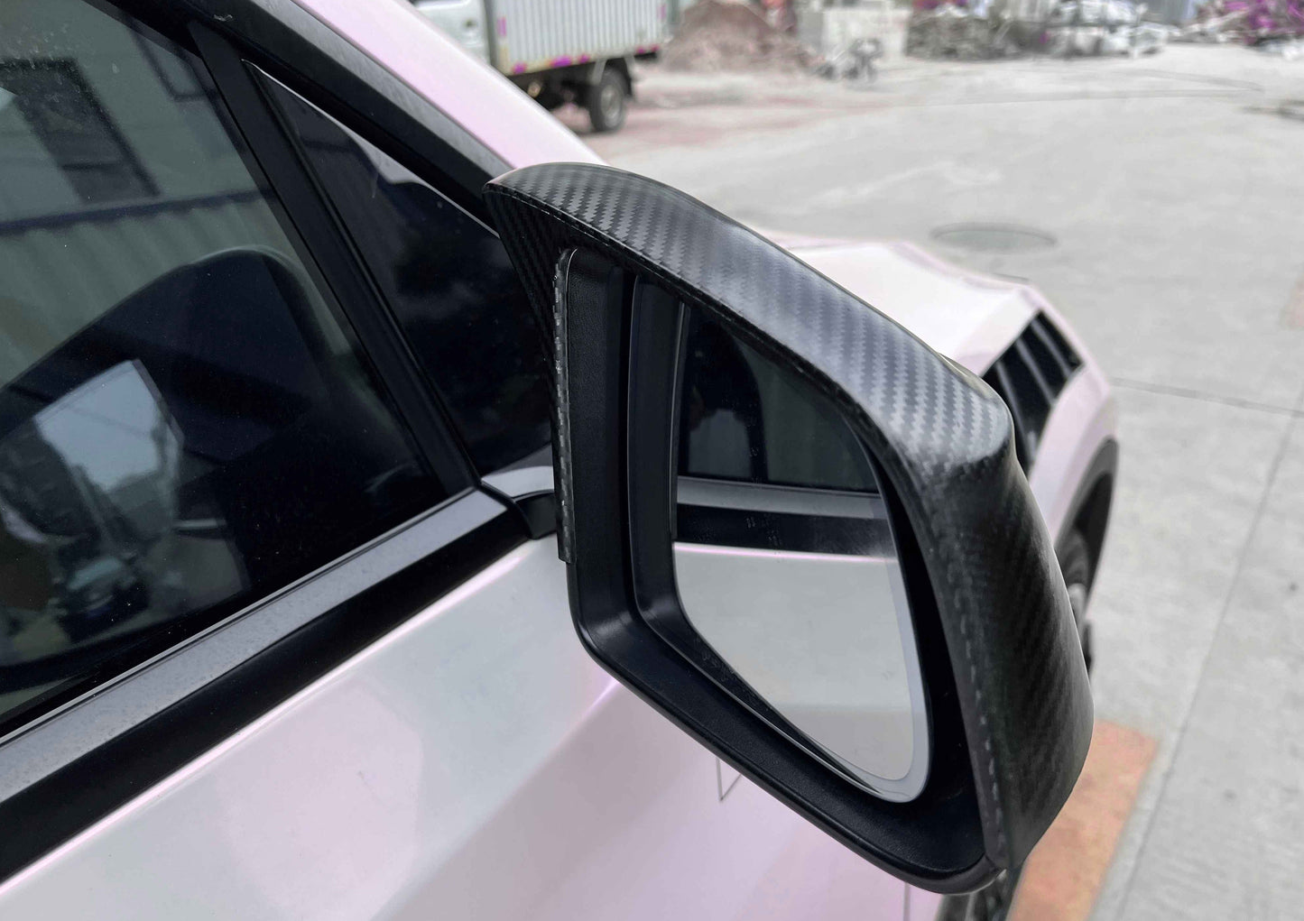 Tesla Model Y Carbon Fibre Mirror Covers CMST Style