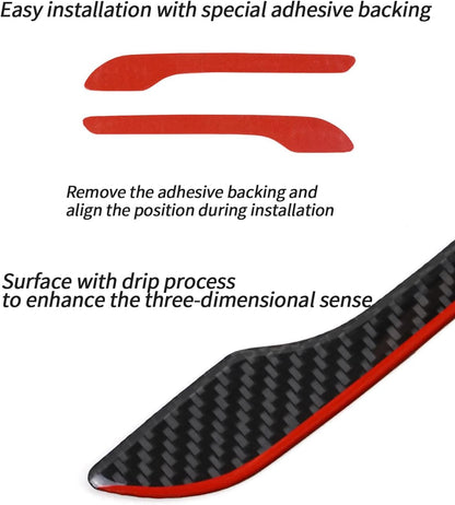 Carbon Fiber Door Handle Cover for Model 3/Y
