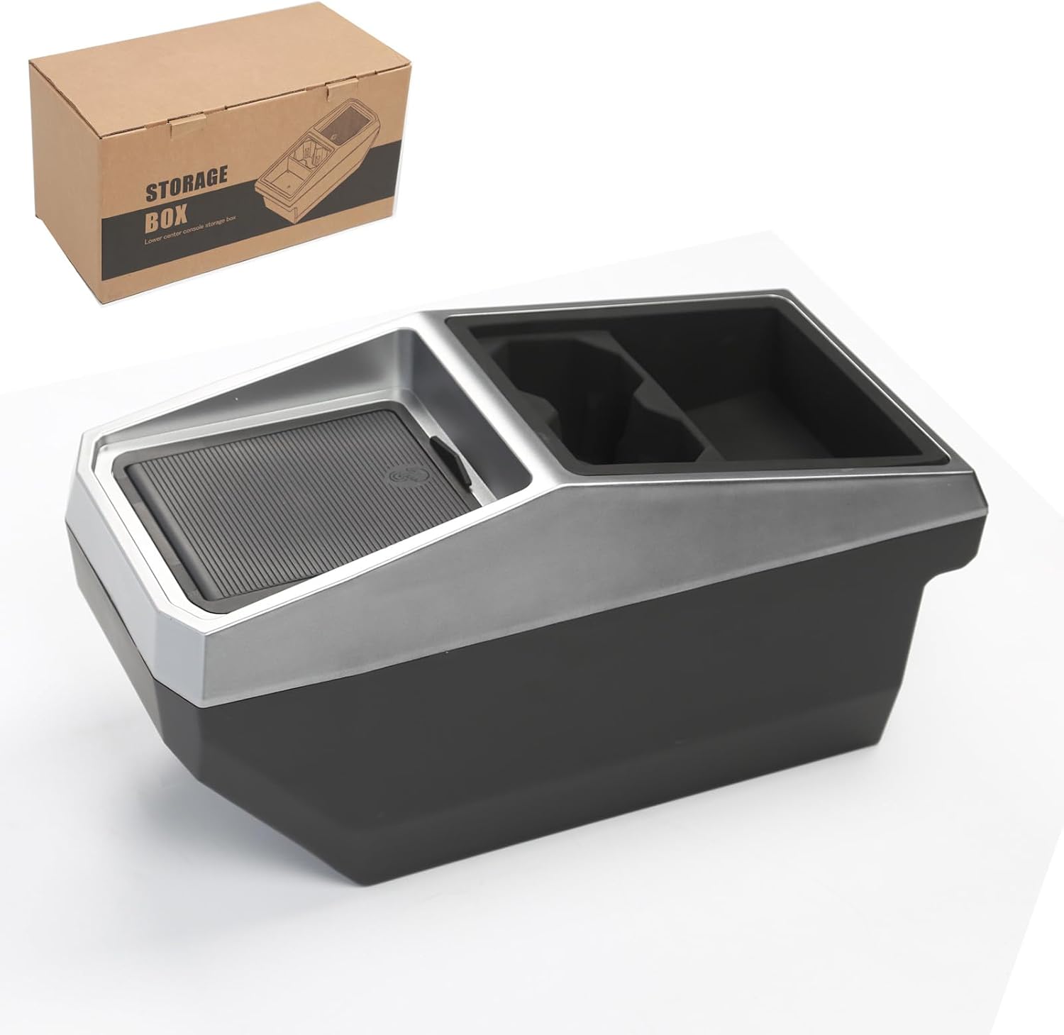 Heart Horse Floor Center Console Organizer for Tesla Cybertruck