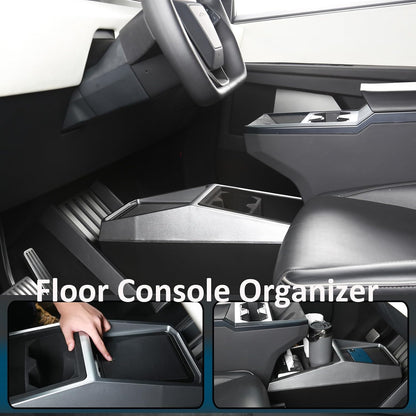 Heart Horse Floor Center Console Organizer for Tesla Cybertruck