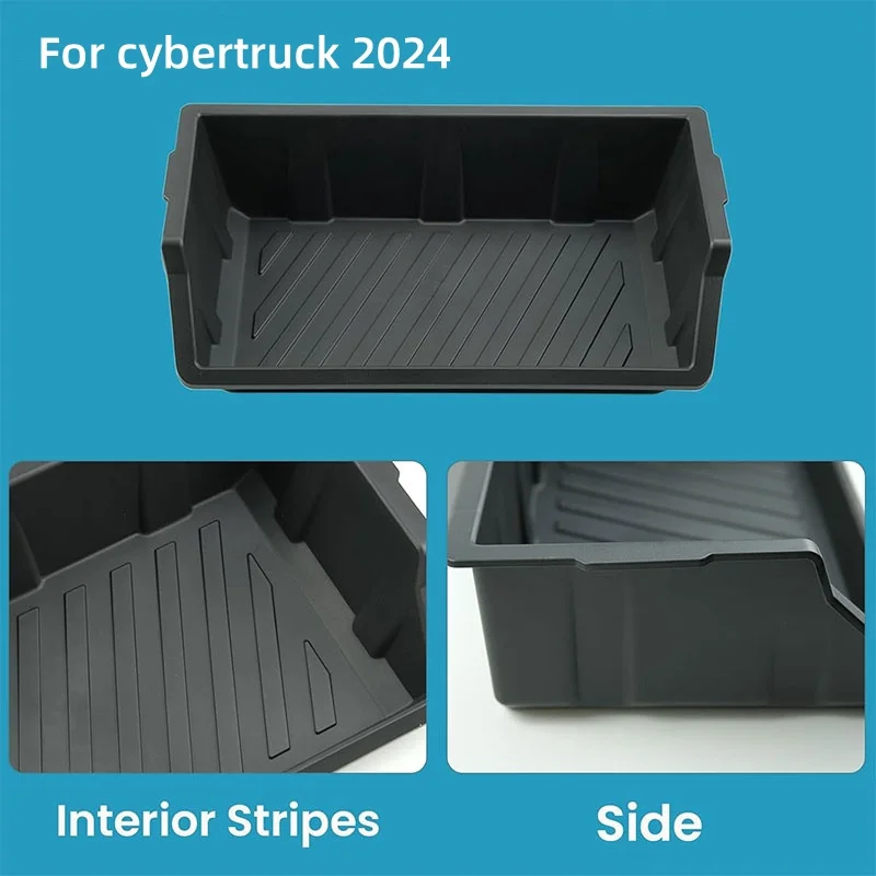 Front Under Seat Hidden Storage Box for Tesla Cybertruck