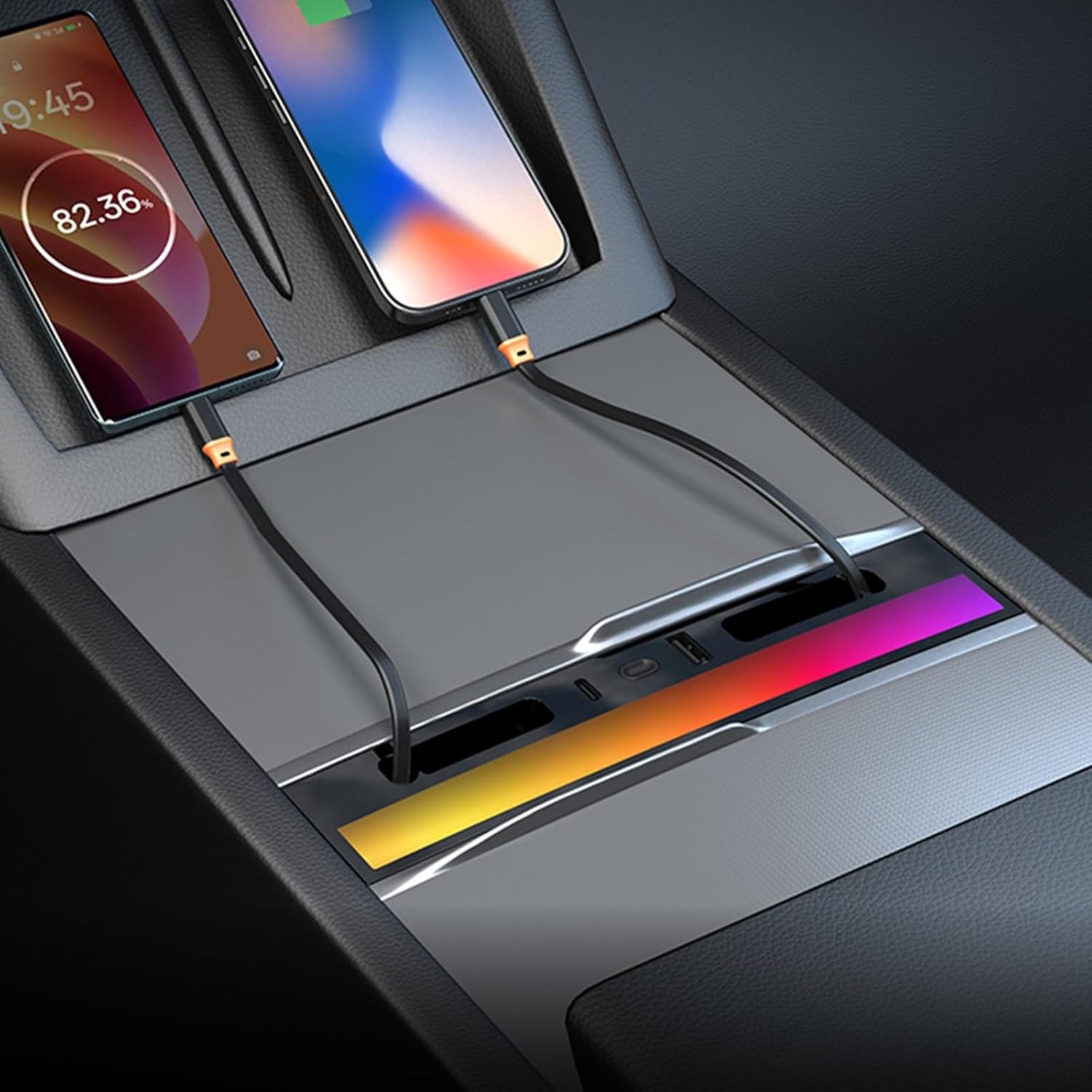 RGB USB Hub with Ambient Lighting for Model Y Juniper /3 Highland