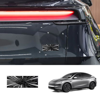 Adhesive Time Tunnel Rear Emblem Badge for Tesla Model Y Juniper 2025+