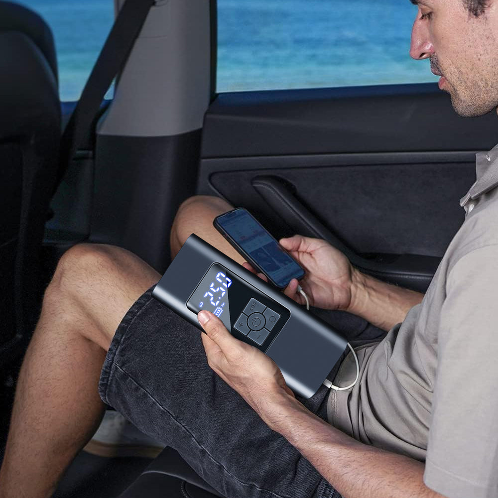 Portable Air Compressor Air Pump Inflator for Tesla Model and EVs