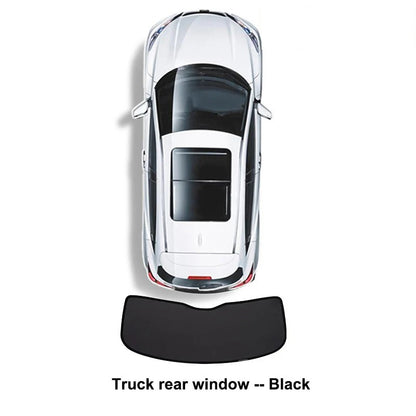 Privacy Thermal Insulated Full Sunshades Curtains for Tesla Model X Truck Rear Window (1 pc)