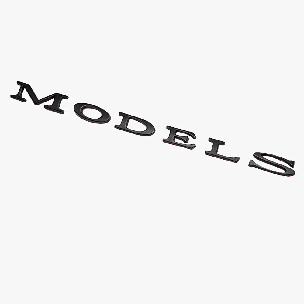 Trunk Emblem For Tesla Model 3/X/S/Y Model S Dumb Black