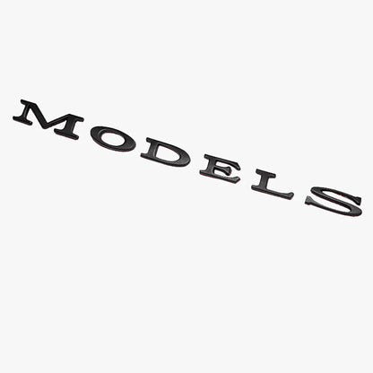 Trunk Emblem For Tesla Model 3/X/S/Y Model S Dumb Black