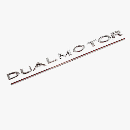 Trunk Emblem For Tesla Model 3/X/S/Y DULA MOTOR Electroplated Silver
