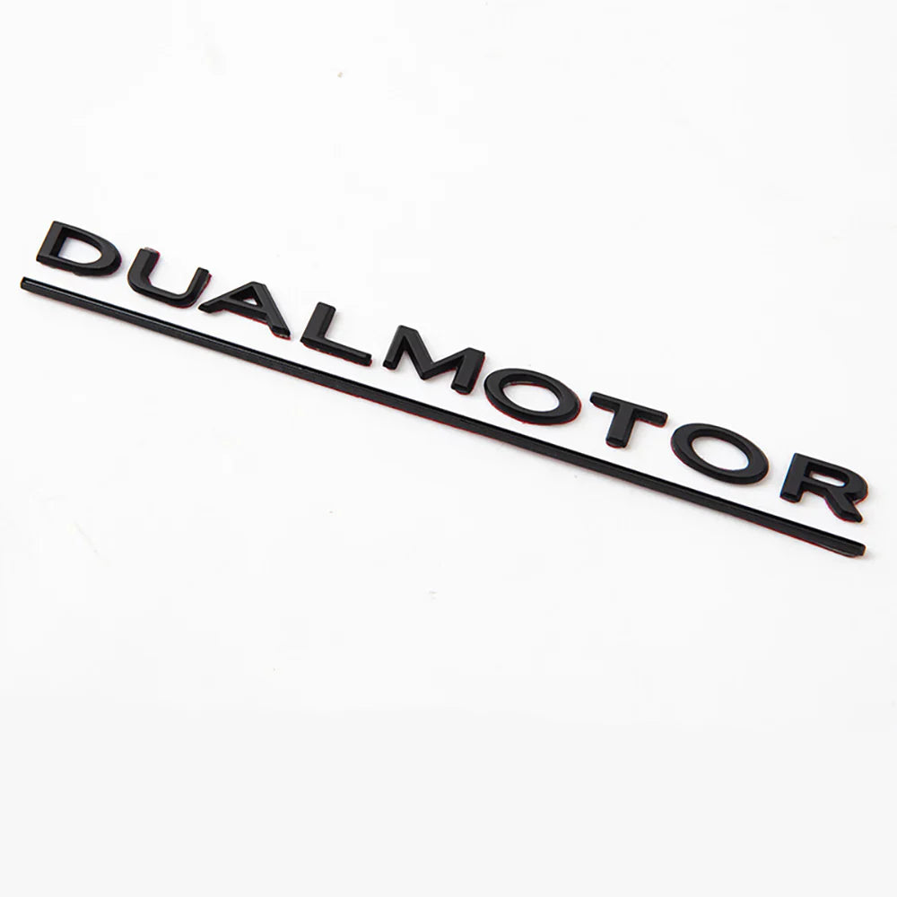 Trunk Emblem For Tesla Model 3/X/S/Y DULA MOTOR Dumb Black