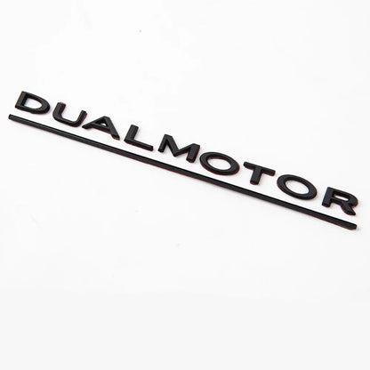 Trunk Emblem For Tesla Model 3/X/S/Y DULA MOTOR Dumb Black