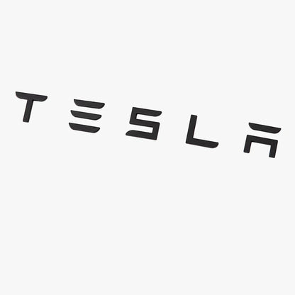Trunk Emblem For Tesla Model 3/X/S/Y TESLA Dumb Black