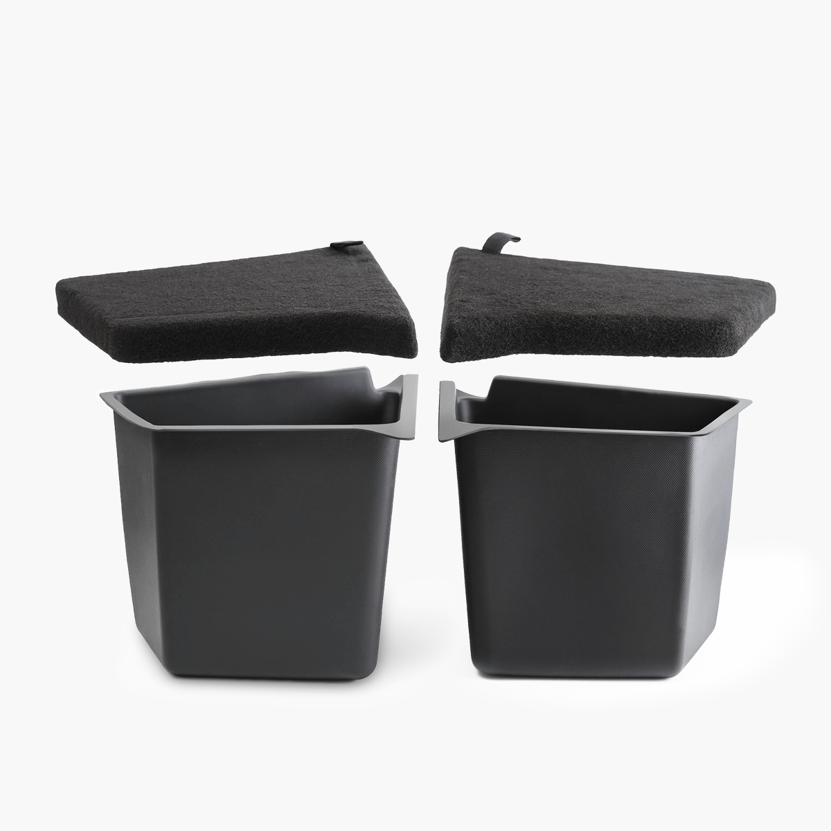 TPE Trunk Storage Bins Storage Boxes for Tesla Model Y Juniper Bins & Lids -5 Seater (China-made Model Y)