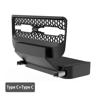 Model 3/Y 2-in-1 USB Hub Rear Air Outlet Protective Cover Expansion Cable for Tesla(2021-2024) Type C+Type C