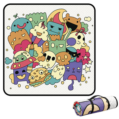 Ultrasonic Picnic Mat - Thickening Outdoor Moisture-proof Mat, Machine Washable, Waterproof, Wear-Resistant, Soft and Comfortable for all Tesla Models