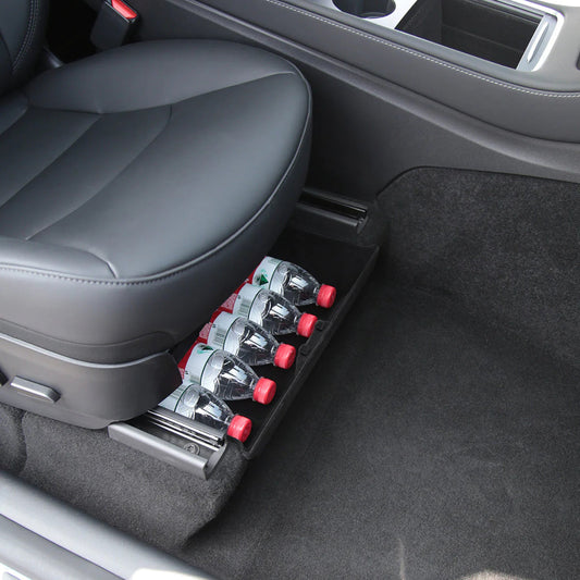 Under Front Seat Storage Box for Tesla Model Y 2020-2024