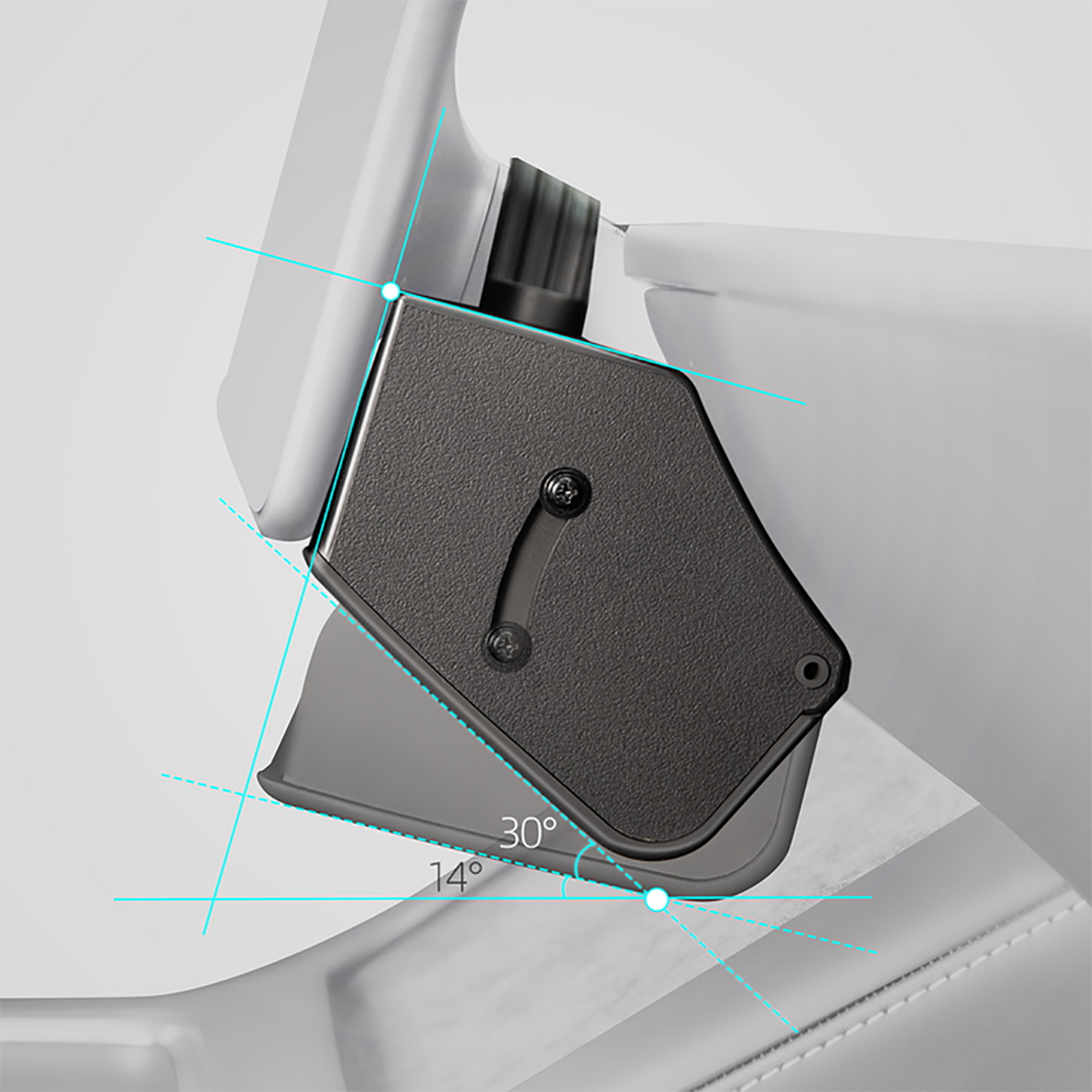 Under Screen Hidden Magnetic Storage Box For Tesla Model Model 3/Y Loot Box Accesories