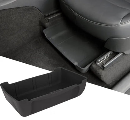 Under Seat Storage Box Organizer Hidden Tray For Tesla Model X/Y