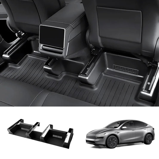 TPE Under-Seat Corner Anti-Kick Covers for Tesla Model Y Juniper 2025+