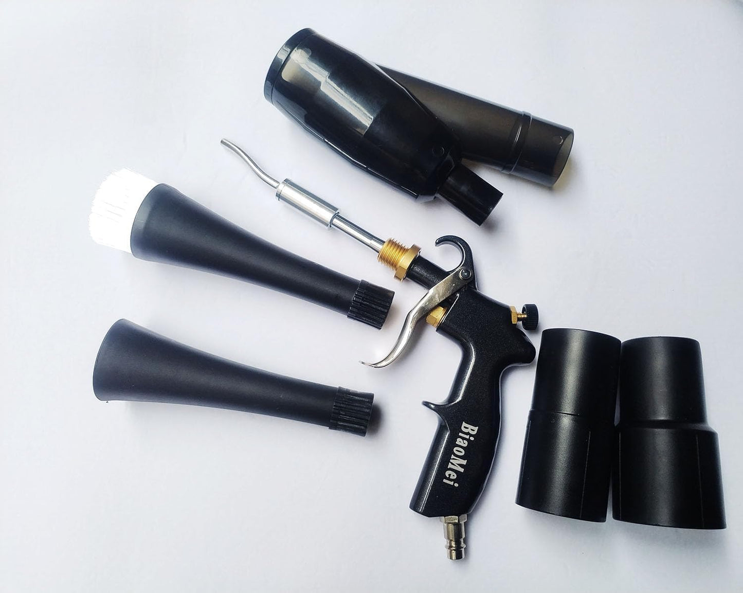 EV Car Interior Detailing Air Blow Tornado Vacuum Gun For Tesla Tornador Gun With Vacuum Adapter