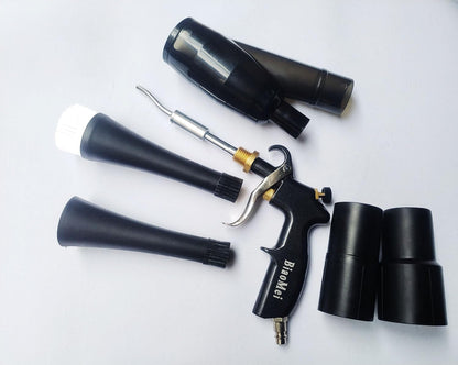 EV Car Interior Detailing Air Blow Tornado Vacuum Gun For Tesla Tornador Gun With Vacuum Adapter