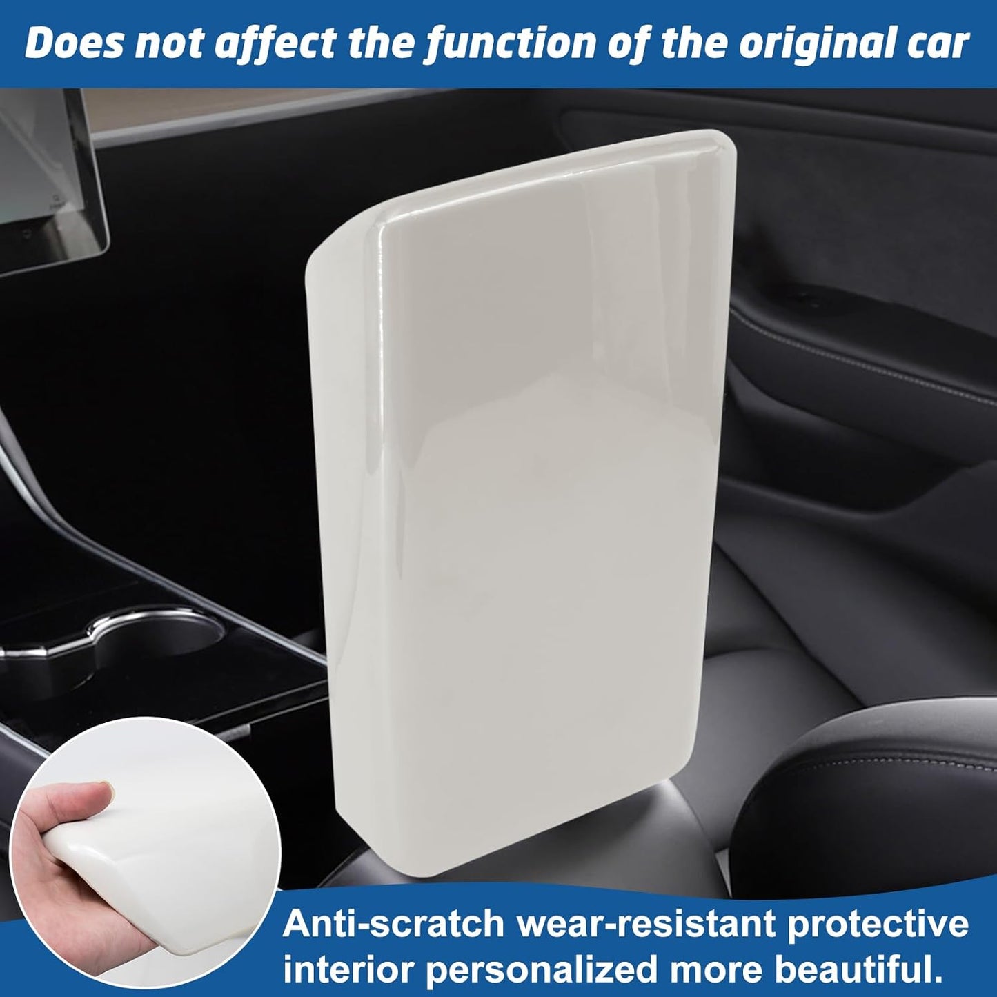 Waterproof Car Armrest Cover for Tesla Model 3/Y