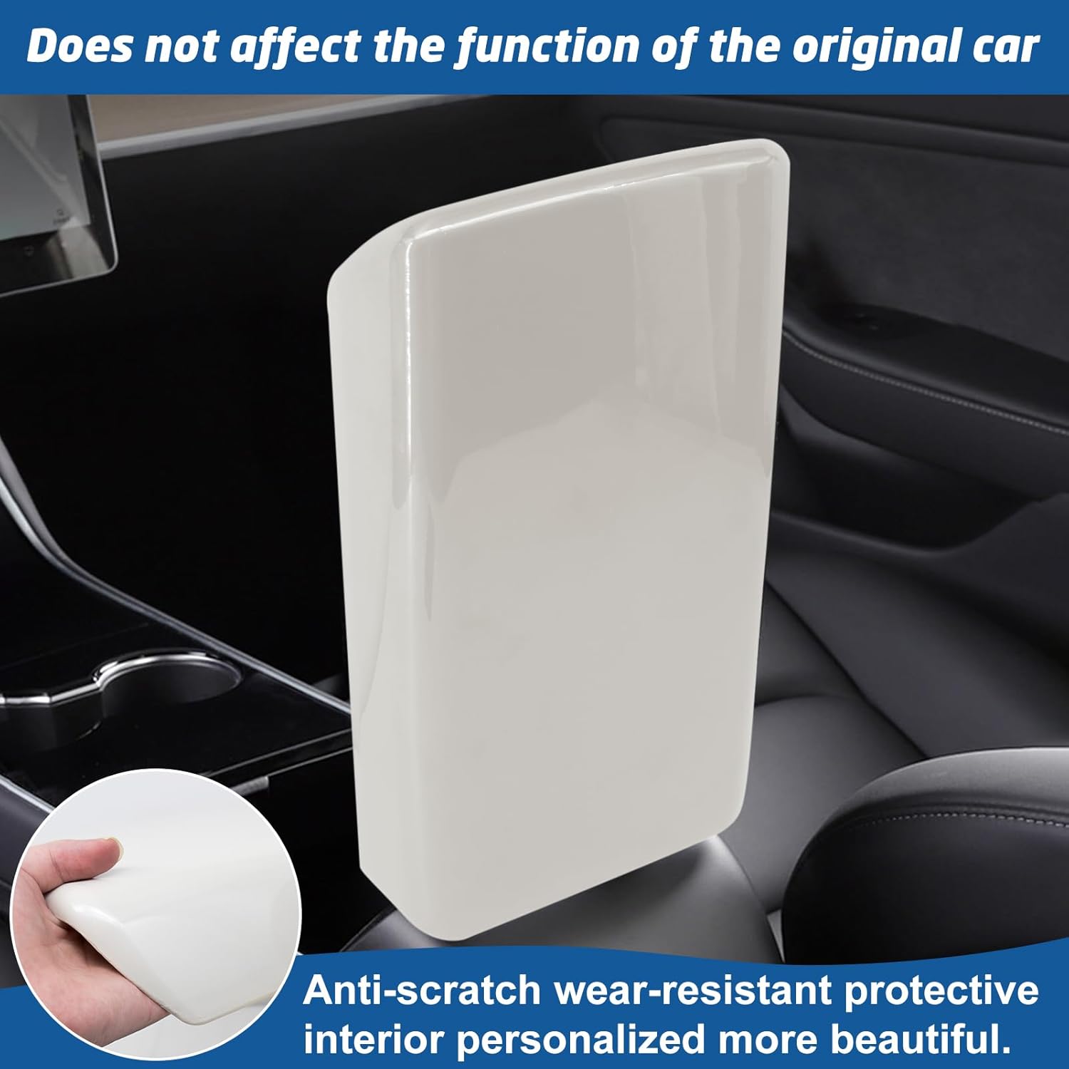 Waterproof Car Armrest Cover for Tesla Model 3/Y