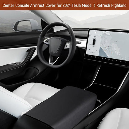 Waterproof Car Armrest Cover for Tesla Model 3/Y