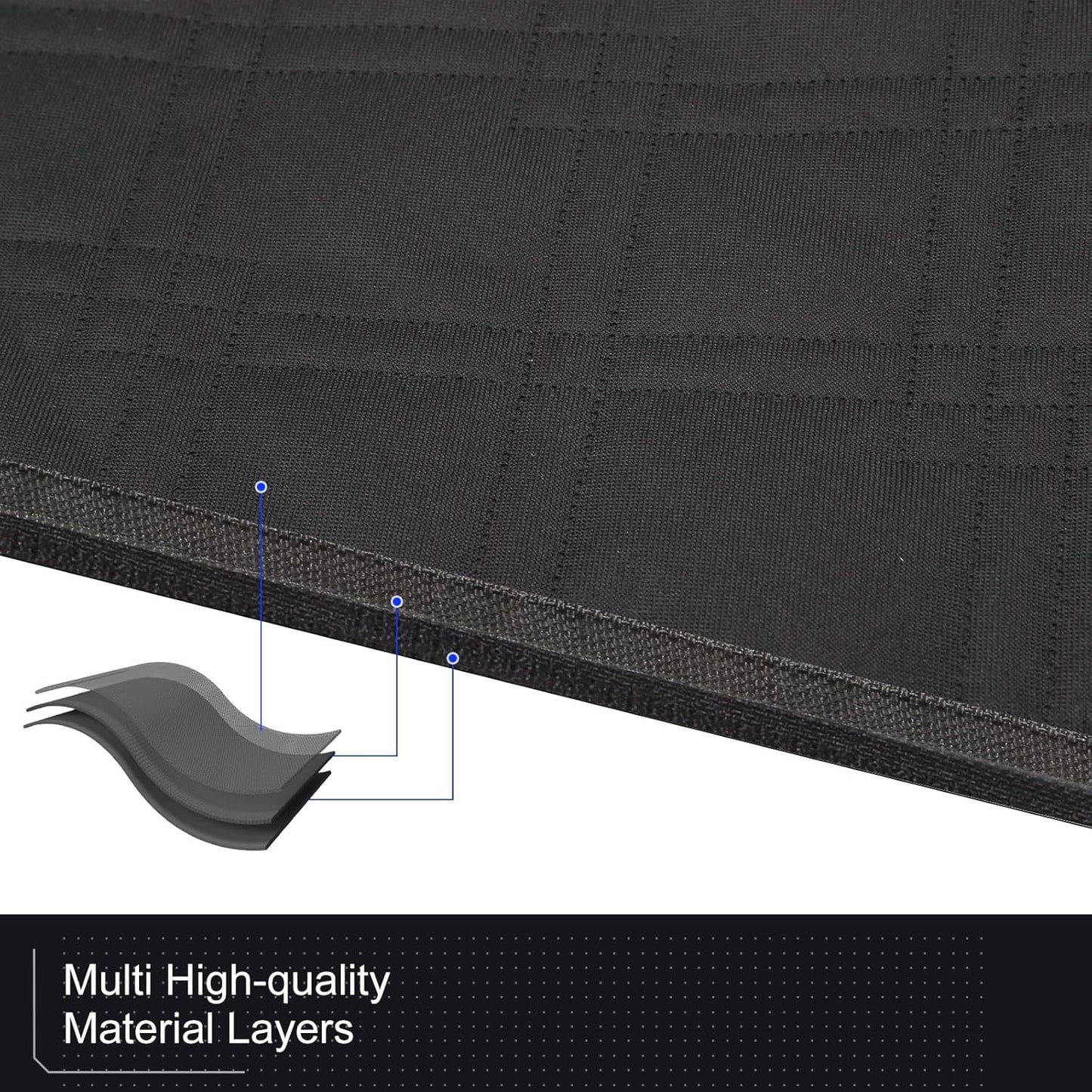 Waterproof Dog Seat Cover Pet Rear Seat Mat for Tesla Cybertruck