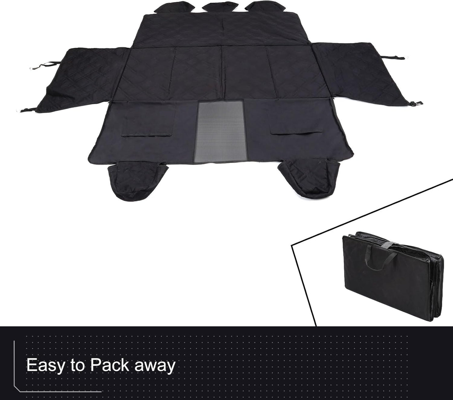 Waterproof Dog Seat Cover Pet Rear Seat Mat for Tesla Cybertruck