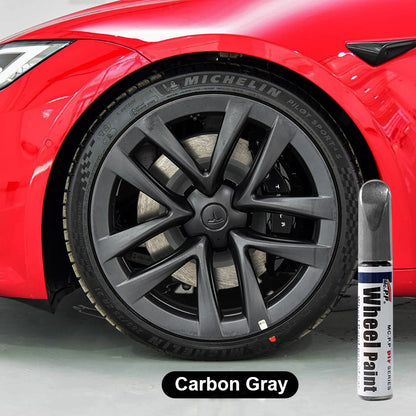 Wheel Rims Touch Up Paint Pen DIY Repair For Tesla Model 3/Y/S/X Carbon Gray ( fits 3 20'' Y 21'' S 21'' X 20'' X 22'')